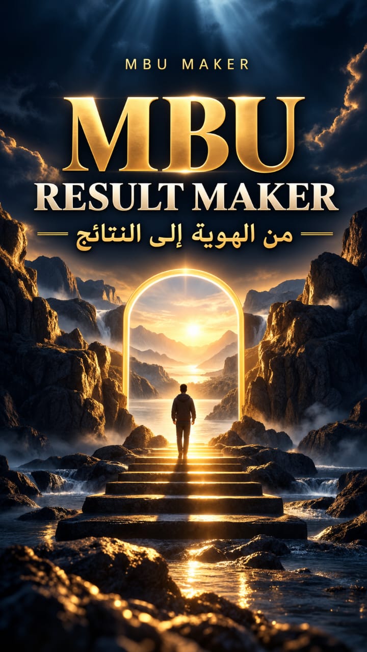 MBU RESULT MAKER — من الهوية إلى النتائج